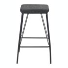 Alternate image 2 for Slickblue Samuel Barstool (Set of 2) Vintage Black