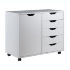 Alternate image 0 for Winsome 30.71"W Halifax Wide Cabinet with 5 Gliding Drawers - White