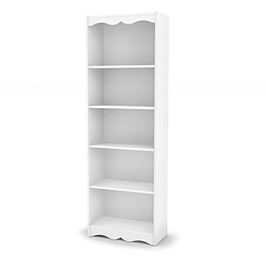CorLiving Hawthorn 72 Tall Bookcase in Frost White. View a larger version of this product image.