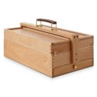 Alternate image 1 for 7 Elements Wooden Multi-Function Artist Tool and Brush Storage Box - Beechwood Art Supply Organizer with Drawers