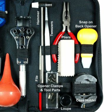 Horizon 21-Pieces Watch Repair Tool Kit Case. View a larger version of this product image.