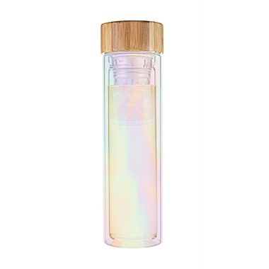 Pinky Up (Accessories) Blair Iridescent Glass Travel Infuser Mug. View a larger version of this product image.