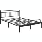 Alternate image 1 for Garden Elements Luna Metal Modern Bed Storage Frame For Kids, Teens, Bedroom, Black - Full Sized (X002EYZ7IN)