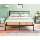 Alternate image 3 for Garden Elements Luna Metal Modern Bed Storage Frame For Kids, Teens, Bedroom, Black - Full Sized (X002EYZ7IN)
