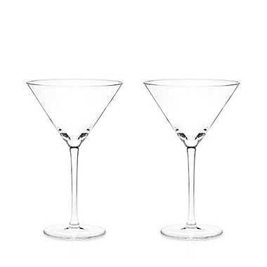 Viski Stemmed Crystal Martini Glasses. View a larger version of this product image.