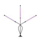 Alternate image 0 for ELE Light & Decor 15.2 in. 30-Watt Black LED Grow Light, Color Changing Light with 3 Head Divided Adjustable Goose Neck Dual Chips