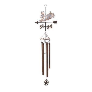 Accent Plus Weathervane Wind Chime - Rabbit. View a larger version of this product image.