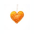 Alternate image 2 for Global Crafts Handmade Rainbow Hearts Felt Ornaments, Set of 7