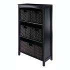 Alternate image 0 for Winsome Terrace 6-Piece Storage Shelf with 5 Foldable Woven Baskets