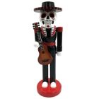 Alternate image 0 for Santa's Workshop Day of the Dead Skeleton Wooden Nutcracker 14 Inch Multicolor