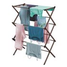 Alternate image 1 for mDesign Tall Collapsible Foldable Laundry Drying Rack, Bronze