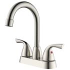 Alternate image 0 for Vanity Krafters Bianca Surface Mounted 2 Handles Bathroom Faucet with Drain Kit Included in Brushed Nickel