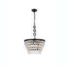 Alternate image 0 for Elegant Lighting Nordic 5 lights black pendant