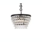 Alternate image 2 for Elegant Lighting Nordic 5 lights black pendant