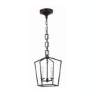 Alternate image 0 for Elegant Lighting Home Decor Denmark Collection 2-Light Vintage Bronze Finish Pendant