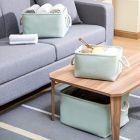 Alternate image 2 for Home Zone Living Storage Basket for Organization and Storage, 3 Pack, Turquoise