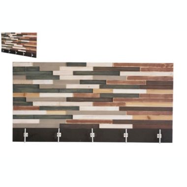 TX USA Decorative Reclaimed Wood Art Coat Rack. View a larger version of this product image.