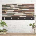 Alternate image 1 for TX USA Decorative Reclaimed Wood Art Coat Rack