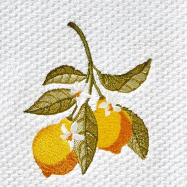 SKL Home By Saturday Knight Ltd Vern Yip Citrus Grove Bath Towel - 27X50", White. View a larger version of this product image.
