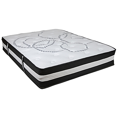 Emma and Oliver 12 Inch CertiPUR-US Certified Hybrid Pocket Spring Mattress, Full Mattress in a Box - Premium Mattress. View a larger version of this product image.