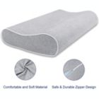 Alternate image 1 for Dr Pillow Mugetu Gel Filled Memory Foam Pillow, Height Adjustable Cervical Pillow, Bed Contour Support, Neck Support for Back and Side Sleepers
