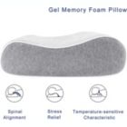 Alternate image 2 for Dr Pillow Mugetu Gel Filled Memory Foam Pillow, Height Adjustable Cervical Pillow, Bed Contour Support, Neck Support for Back and Side Sleepers