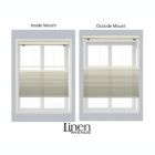 Alternate image 2 for Linen Avenue Custom Cordless 46" W x 48" H Seashell Top Down Bottom Up Light FIltering Cellular Shade