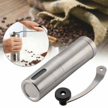 Smilegive Home Portable Stainless Steel Manual Coffee Grinder with Ceramic Burr Bean Mill XH. View a larger version of this product image.