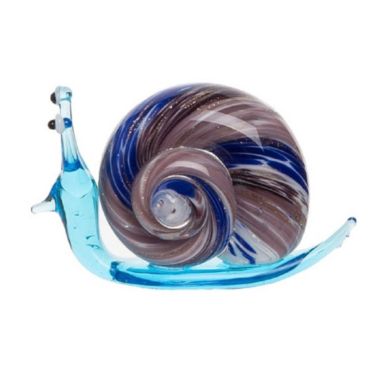 Beachcombers Multicolor Swirl Snail Mini Glass Art Figurine 2 Inch. View a larger version of this product image.