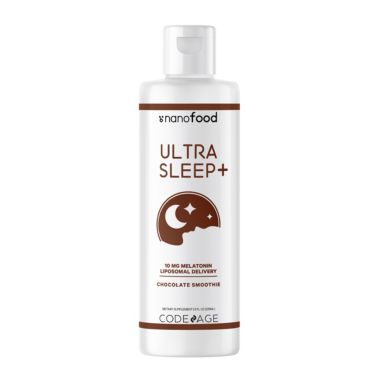 Codeage Liposomal Ultra Sleep + Melatonin Liquid Drops Supplement for Adults, Vitamin E, 8 fl oz. View a larger version of this product image.