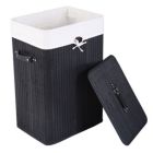 Alternate image 0 for Inq Boutique Bamboo Laundry Hamper, Single Lattice Folding Cloth Storage Basket Dirty Clothes