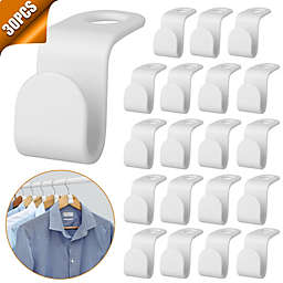 Kitcheniva 30-Pieces Stackable Clothes Connection Hook Organizing Hangers