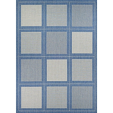 Couristan Summit Area Rug, Champagne/Blue ,Rectangle, 8&#39;6" x 13&#39;. View a larger version of this product image.