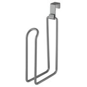 mDesign Metal Over the Tank Toilet Tissue Paper Roll Holder