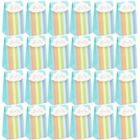 Alternate image 2 for Blue Panda 24 Pack Rainbow Treat Bags with Stickers for Rainbow Themed Birthday Party, Baby Shower Decorations (6.5 x 3.75 x 2.6 In)