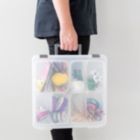 Alternate image 2 for IRIS USA 1 Piece Clear Divided Craft Bin