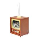 Alternate image 1 for Winter Village Television with Moving Train Light Up Christmas Music Box 36433