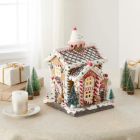 Alternate image 2 for Kurt Adler Battery-Operated Light-Up Gingerbread House Table Piece, 14"