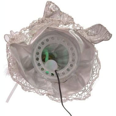 Kurt Adler (AD2001) Fiber Optic LED Silver Angel Treetop Tree Topper, 12. View a larger version of this product image.