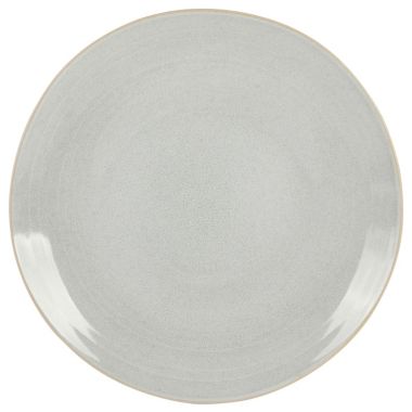 Laurie Gates Ravenna 16 Piece Round Stoneware Dinnerware Set in Grey. View a larger version of this product image.