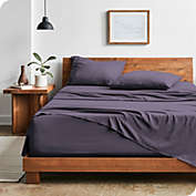 Bare Home Sandwashed Sheet Set - Premium 1800 Ultra-Soft Microfiber Bed Sheets - Double Brushed - Hypoallergenic - Stain Resistant (Sandwash Dusty Purple, King)