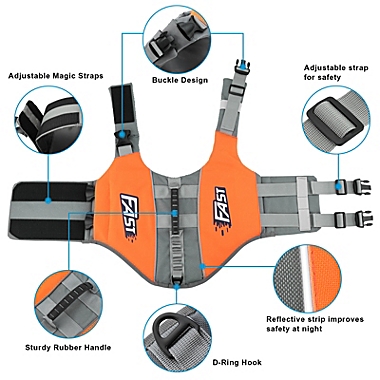 Ownpet L Pet Life Jacket. View a larger version of this product image.