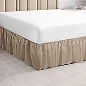 Complete Dust Ruffle-14 Colors and All Sizes Solid Ruffled Bed Skirt 