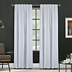 Alternate image 1 for Thermaplus Baxter Total Blackout Back Tab Curtain - 52x84", White