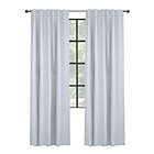 Alternate image 3 for Thermaplus Baxter Total Blackout Back Tab Curtain - 52x84", White