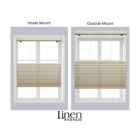 Alternate image 2 for Linen Avenue Custom Cordless 21" W x 48" H Muslin Top Down Bottom Up Light FIltering Cellular Shade