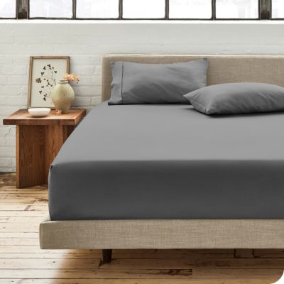 Non Iron Home Direct Online Double Pale blue Fitted Sheet percale 180 count Non Iron Home Direct Online Double Pale blue Fitted Sheet percale 180 count