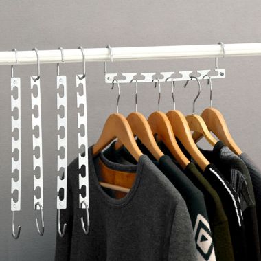 Kitcheniva 6-Pack Metal Wonder Closet Hanger Organizer. View a larger version of this product image.