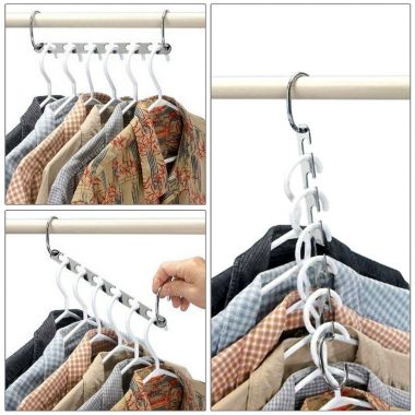 Kitcheniva 6-Pack Metal Wonder Closet Hanger Organizer. View a larger version of this product image.