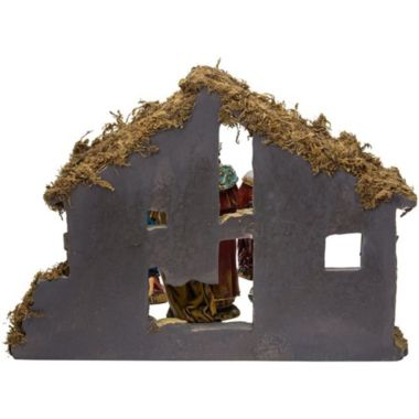 Christmas Nativity Scene with Stable Set 7 Piece Holiday Decoration 6 Inch C7104. View a larger version of this product image.
